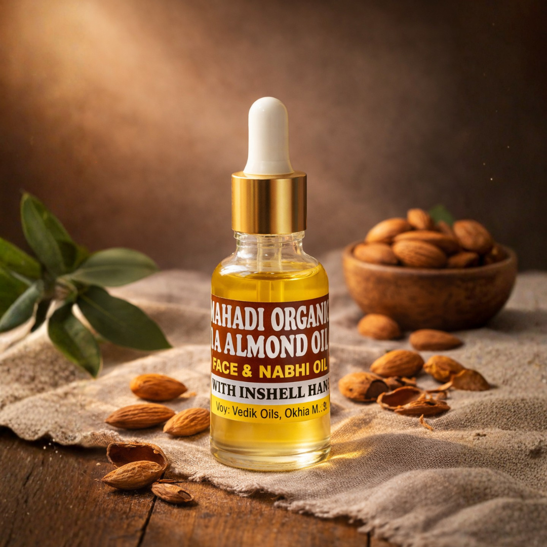 Organic mamra almond oil  (Face and Nabhi Oil)