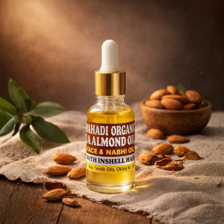 Organic mamra almond oil  (Face and Nabhi Oil)